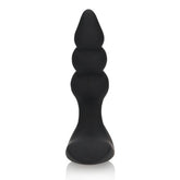 Loveline Beaded Vibrating Anal Plug w Remote Black from Nice 'n' Naughty